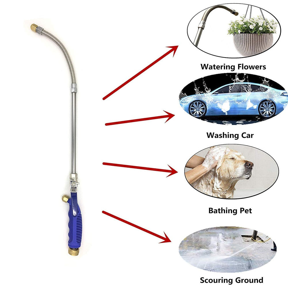 Meijuner Car High Pressure Water Gun 46cm Jet Garden Washer Hose Wand Nozzle Sprayer Watering Spray