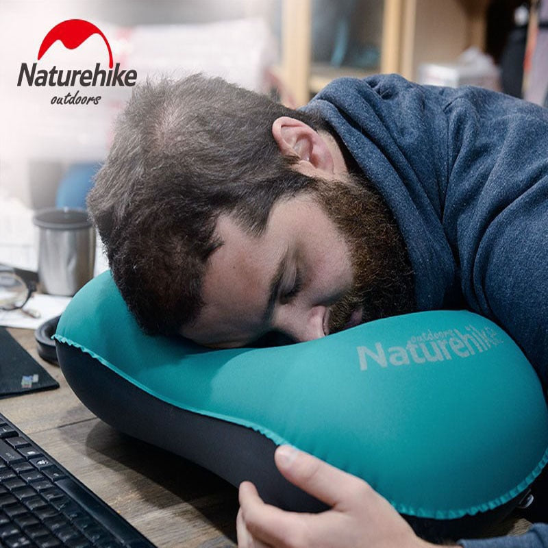 Naturehike  Inflatable Pillow Travel Air Pillow Neck Camping Sleeping Gear Fast Portable TPU