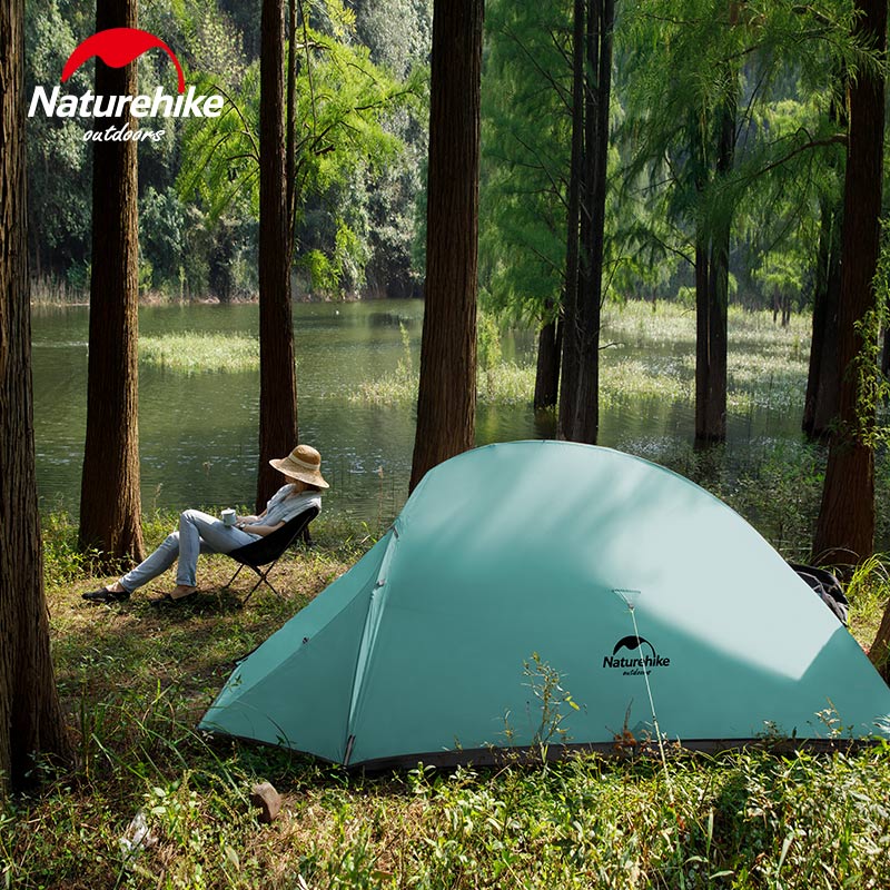 2 Person Ultralight Cloud UP 2 Professional Camping Tent 20D Silicone Windproof