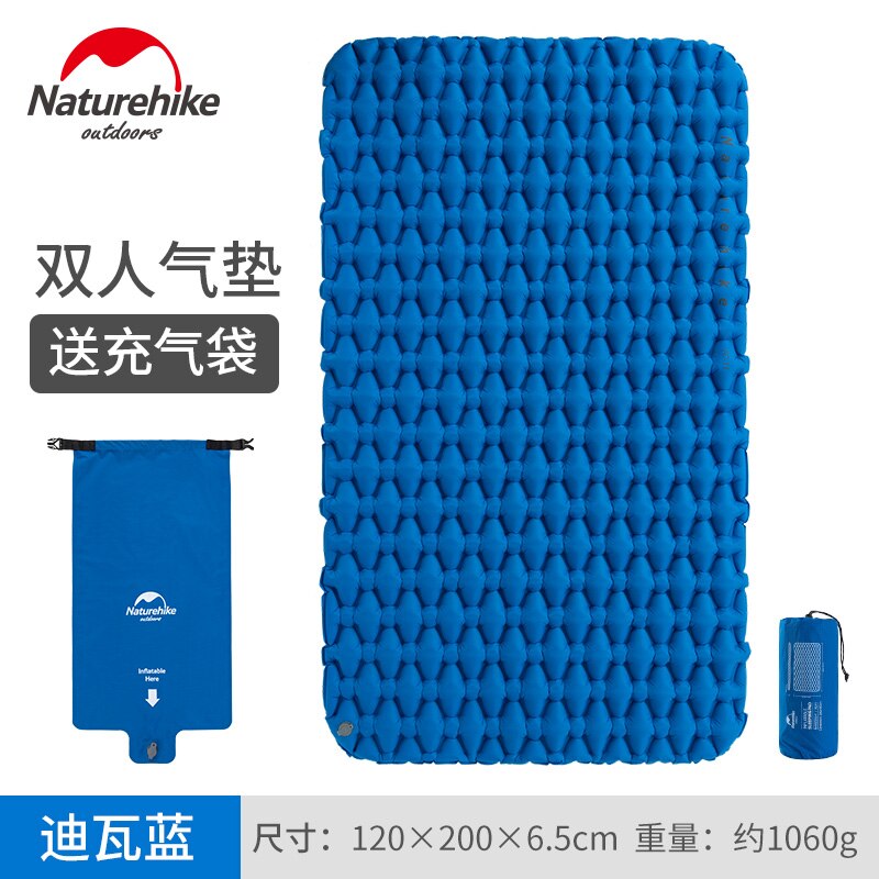 Naturehike Nylon TPU Sleeping Pad Lightweight Moisture-proof Air Mattress Portable Inflatable