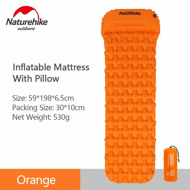 Naturehike Outdoor Camping Mat Inflatable Bag Inflatable Tent Sleeping Pad Ultralight Portable