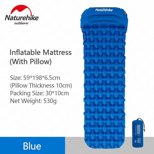 Naturehike Outdoor Camping Mat Inflatable Bag Inflatable Tent Sleeping Pad Ultralight Portable