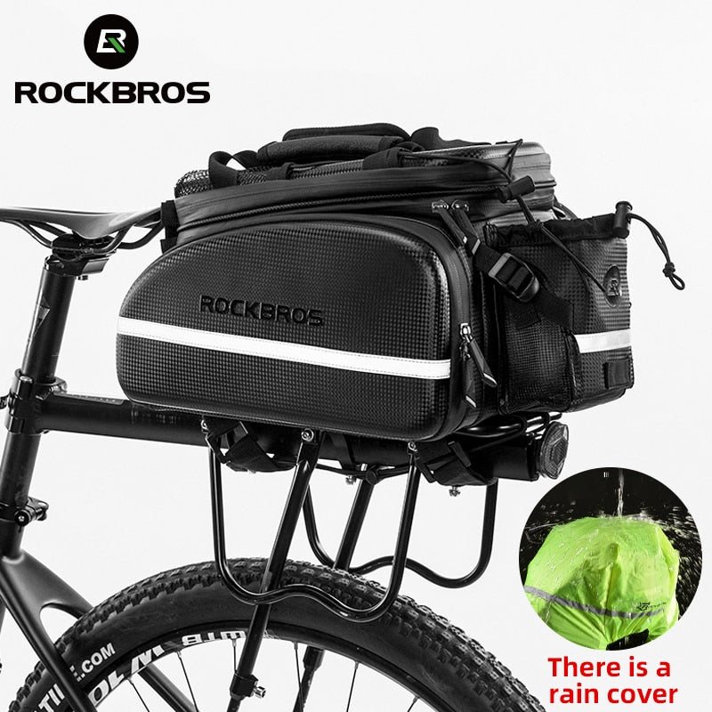 25L Double Sided Bicycle Carrier Bag Mountain Bike Storage Bags Cycling  Rear Seat, Sports Equipment, Bicycles & Parts, Bicycles on Carousell