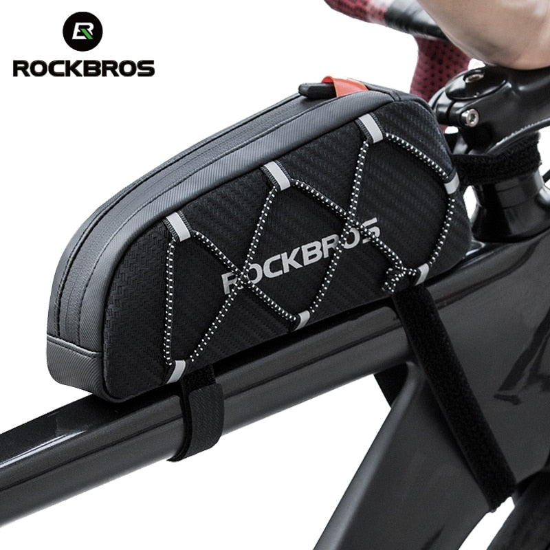 Bike Bag Waterproof Reflective Front Top Frame Tube Bag Large Capacity Ultralight Bicycle Bag Cycling Pannier Bag 1L