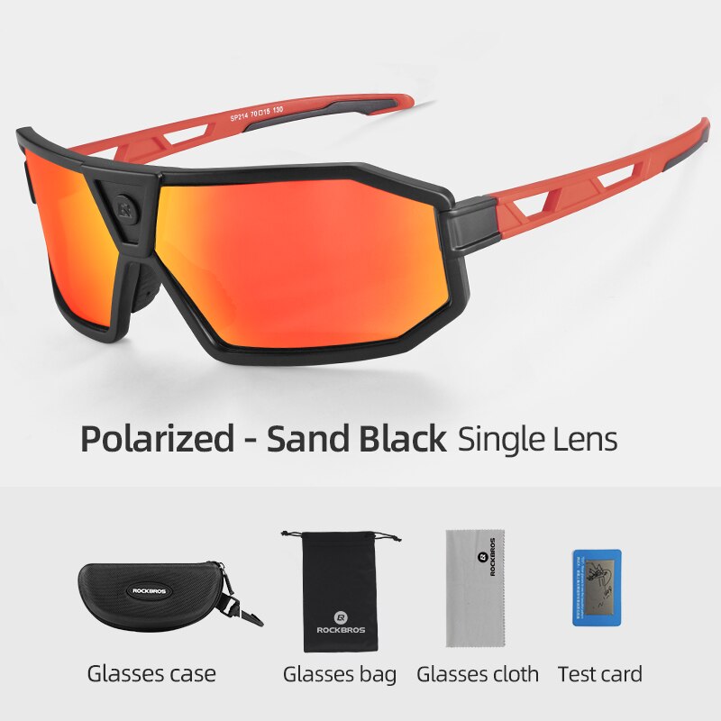 Uique Printing Photochromic Polarized Cycling Bicycle Glasses Men Women