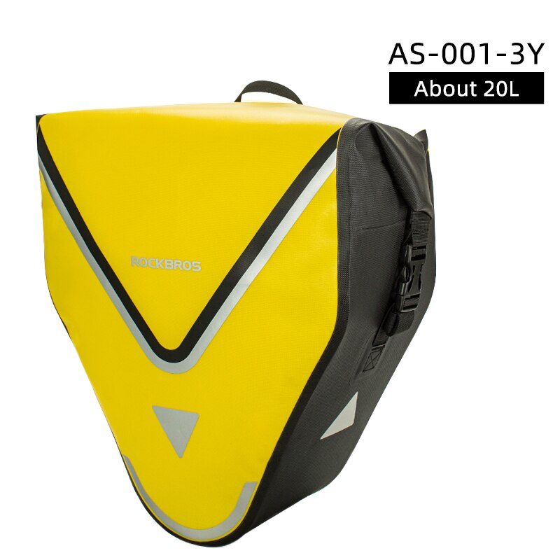 Waterproof Bike Bag 27L Travel Cycling Bag Basket Bicycle Rear Rack Tail Seat Trunk Bags Pannier