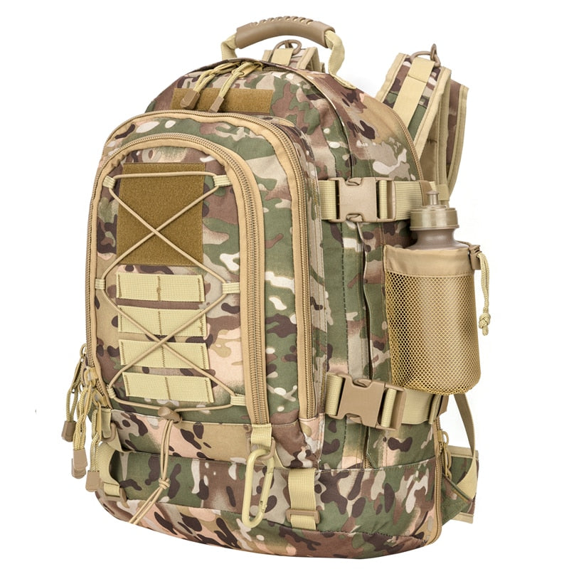 60L Military Tactical Backpack Army Molle Assault Rucksack 3P Outdoor Travel Hiking Rucksacks