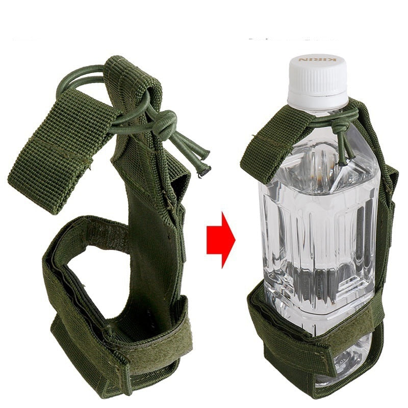 Tactical Molle Water Bottle Bag Pouch For Military Outdoor Travel Camping Hiking Fishing