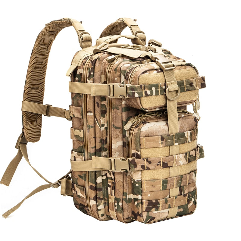 Men Army Military Tactical Backpack 1000D Polyester 3P Softback Outdoor Waterproof Rucksack