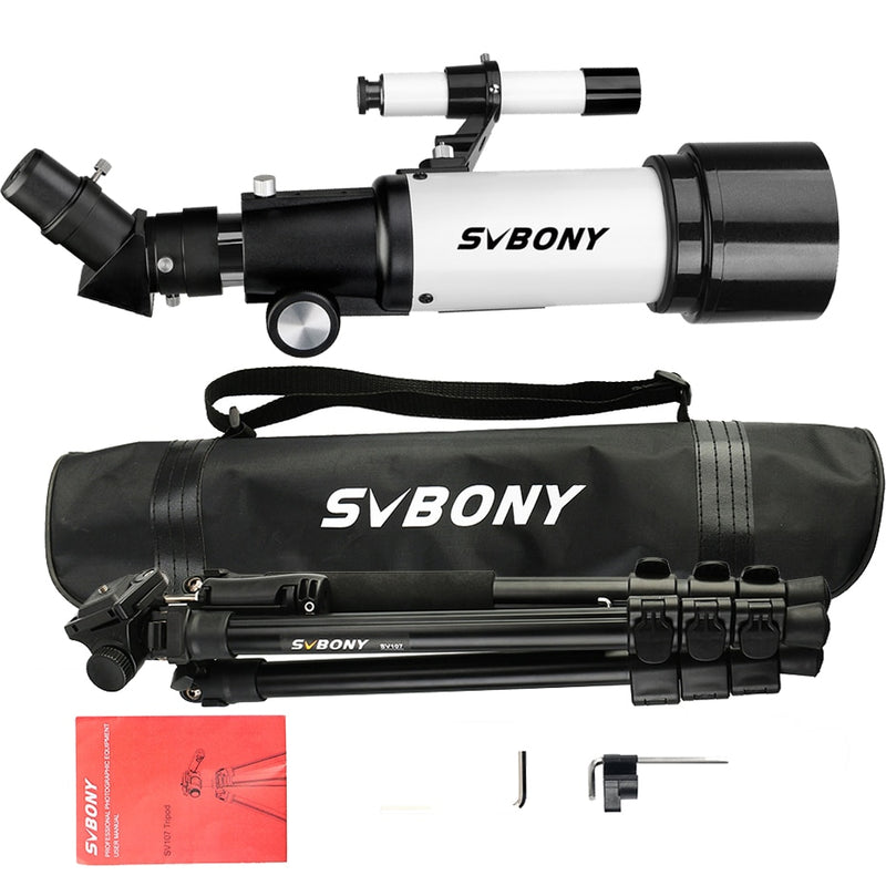 SVBONY Astronomical Telescope Portable Refractor Multi-Coating Optics SV501P