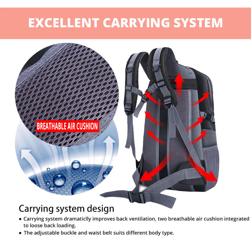 Nylon Waterproof Travel Backpacks Men Climbing Travel Bags Hiking Backpack Outdoor Sport Bag