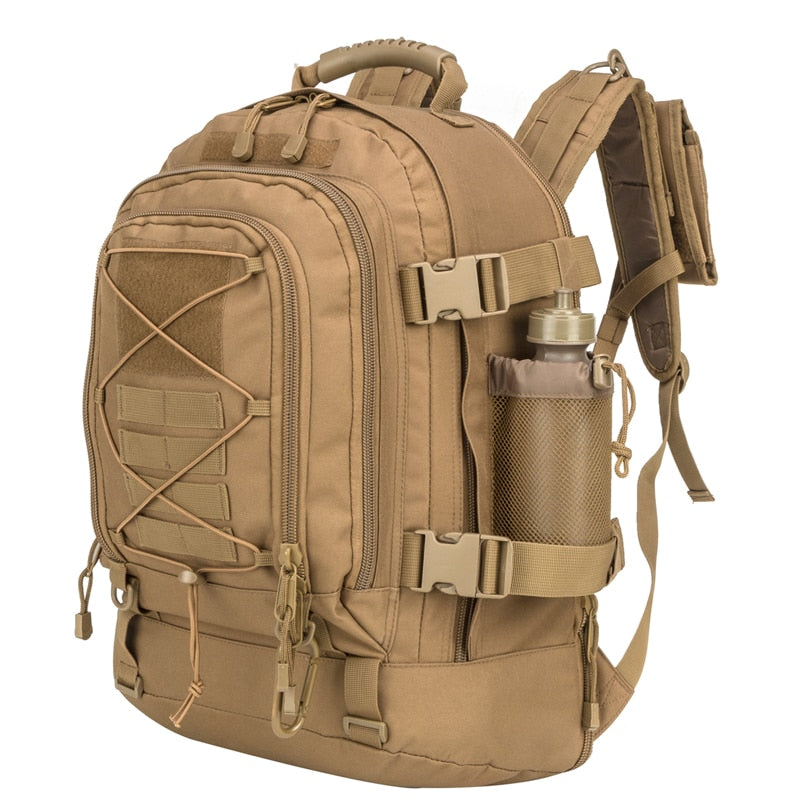 60L Military Tactical Backpack Army Molle Assault Rucksack 3P Outdoor Travel Hiking Rucksacks