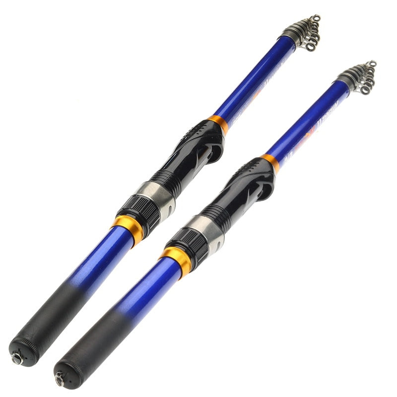 Telescopic Rock Fishing Rod Spinning Fly Carp Feeder Carbon Fiber Pesca 3M 2.7M 2.4M 2.1M 1.8M 1.5M