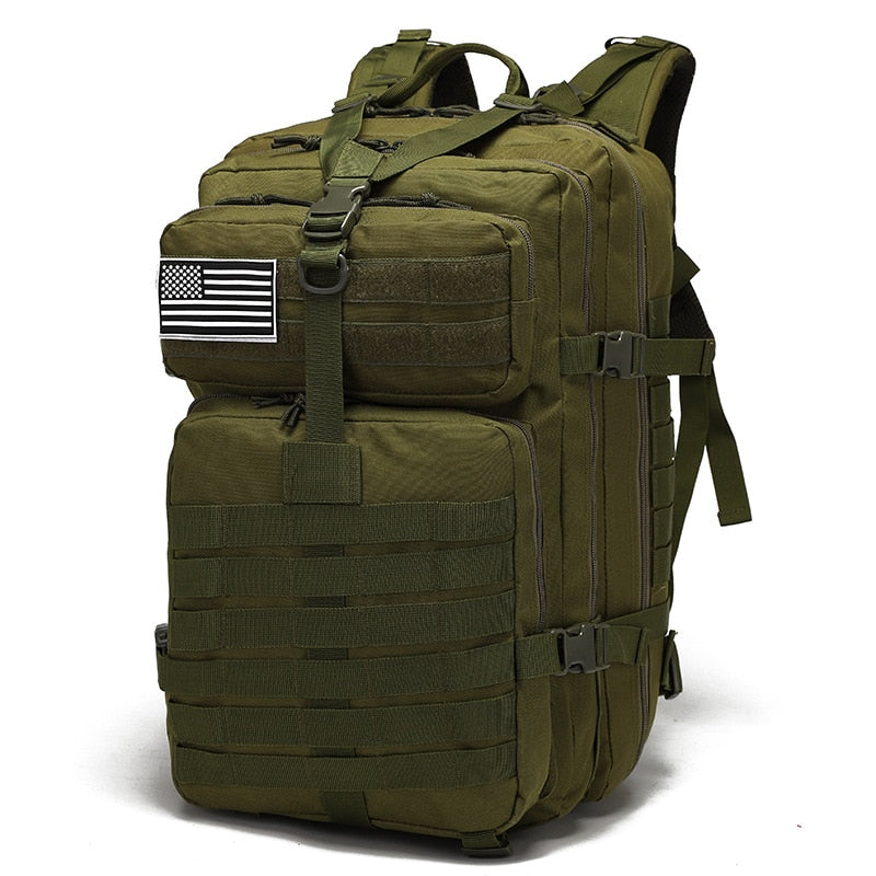 50L Men Military Tactical Backpack Waterproof Large Capacity Bags Outdoor Sport Hiking Camping