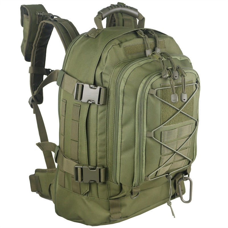 60L Military Tactical Backpack Army Molle Assault Rucksack 3P Outdoor Travel Hiking Rucksacks