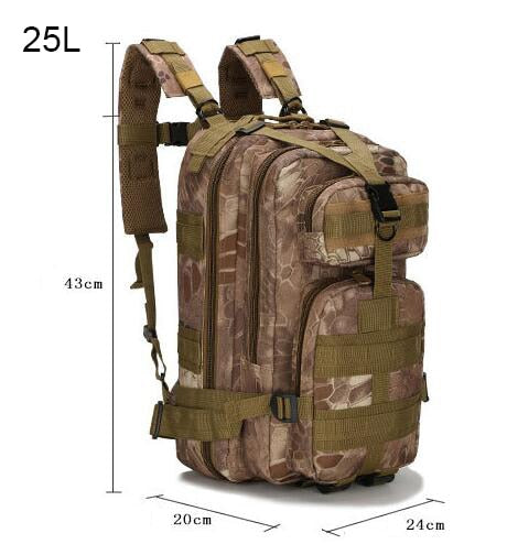 50L Large Capacity Man Army Tactical Backpacks Military Assault Bags 900D Waterproof Outdoor Sport