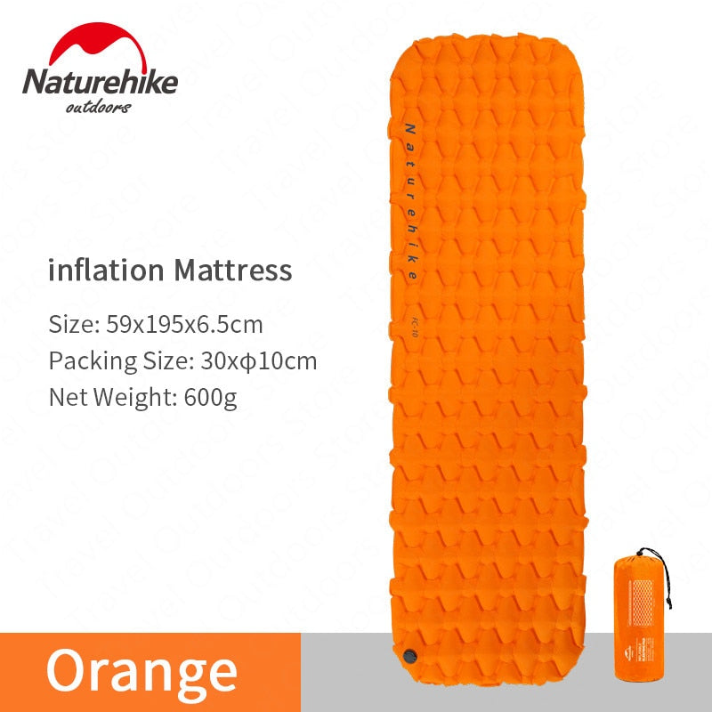 Naturehike Mat Outdoor Camping Inflatable Mattress Ultralight Air Bed Portable Tent Sleeping Pad