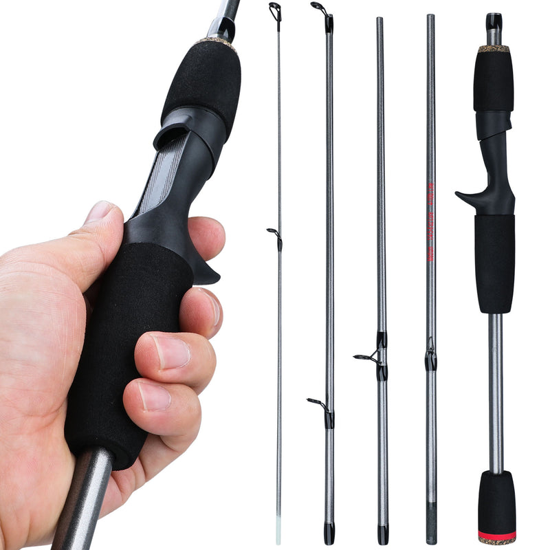 Sougayilang Fihsing Rod and Reel Combo 1.66m 5Sections Spinning