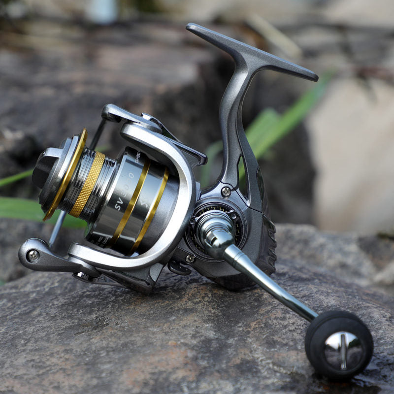 Sougayilang 13+1BB Spinning Reel with Free Spool Fishing Reel 5.1:1 5.5:1 Gear Ratio Spinning Reel Carp Fishing Reel