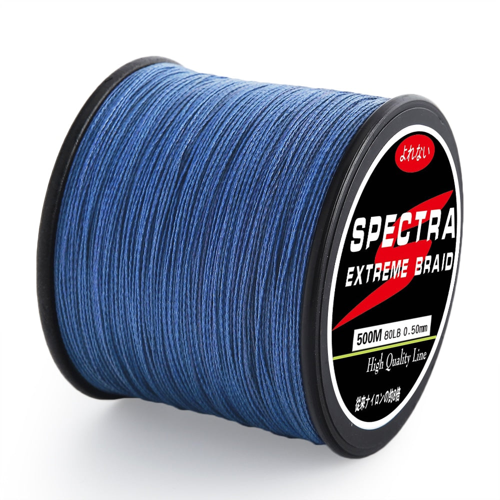 300M 4 Strands Braided Fishing Line 6.3-32.8kg Multifilament Fishing Line  Smooth