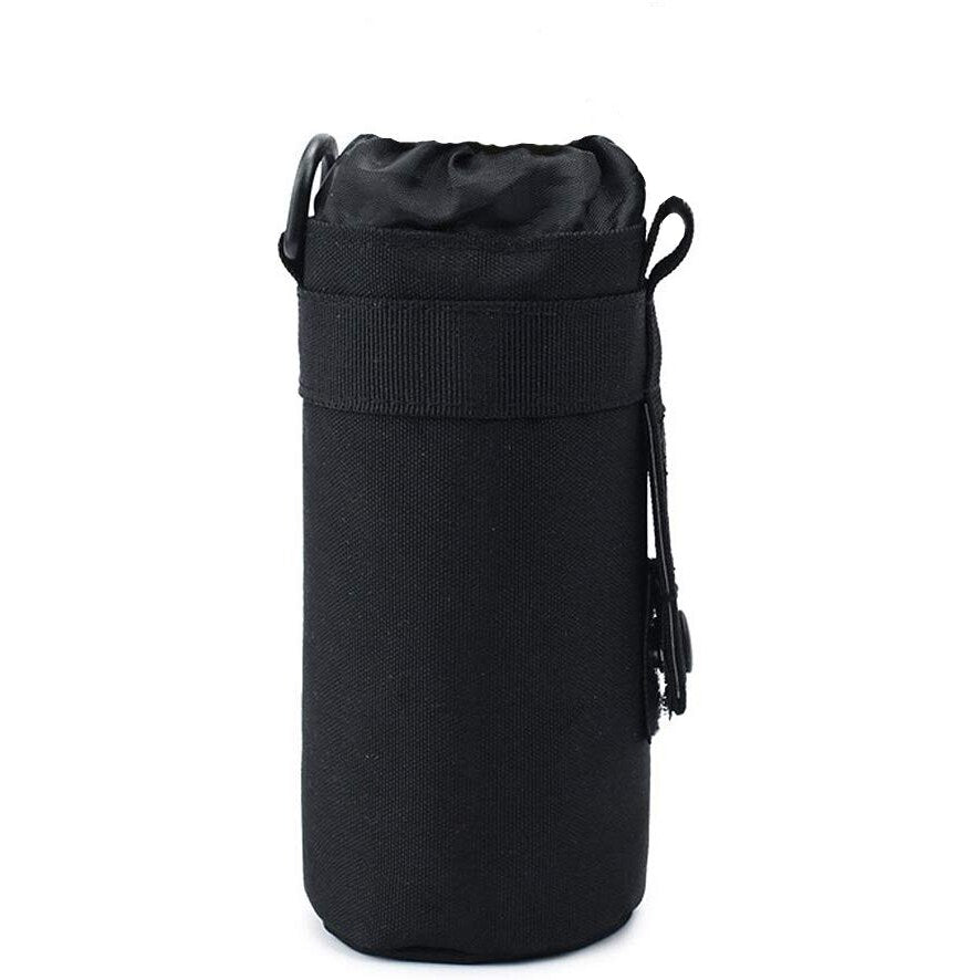 Upgraded Tactical Molle Water Bottle Pouch Bag Military Outdoor Travel Hiking Drawstring Water