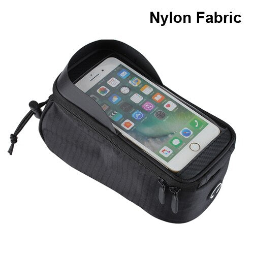 WILD MAN Waterproo Bicycle Phone Bag Top Tube Frame Bag Cycling Front Beam Bag Phone Holder