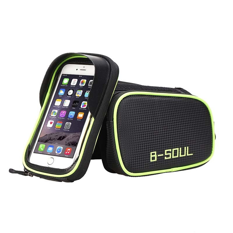 Waterproof Bicycle Tube on the Frame Bag Cycling Pouch Touch Screen Phone Holder Bicycle Saddle Bag For Bicycle Accessories