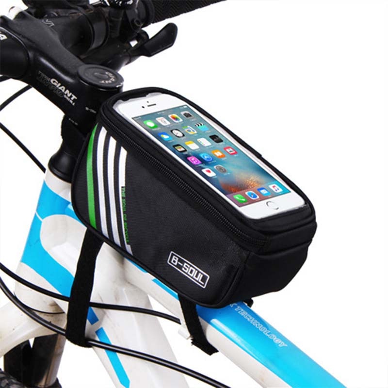 Waterproof Bicycle Tube on the Frame Bag Cycling Pouch Touch Screen Phone Holder Bicycle Saddle Bag For Bicycle Accessories