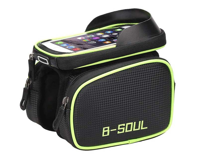 Waterproof Bicycle Tube on the Frame Bag Cycling Pouch Touch Screen Phone Holder Bicycle Saddle Bag For Bicycle Accessories